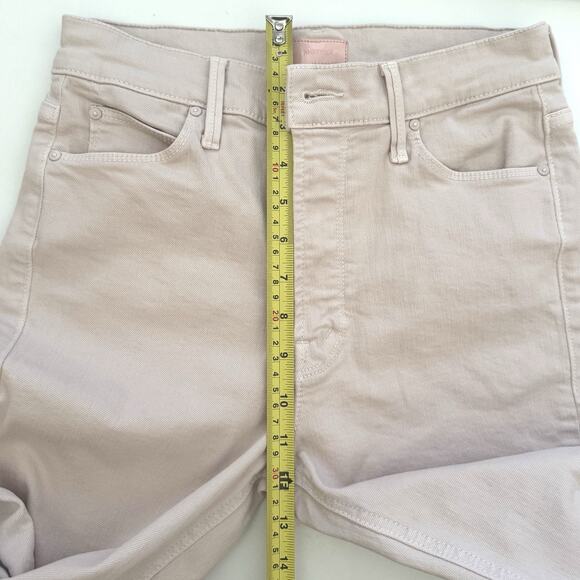 Mother Jeans Women’s The Dazzler Hover in Date Night Pale Peach Straight - Picture 6 of 12